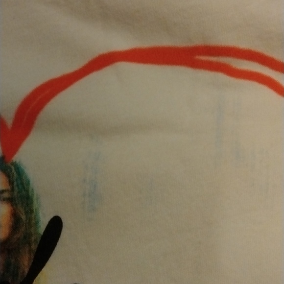 NWT Rockstars & Angel Freedom Tee Size Large White - Picture 5 of 7